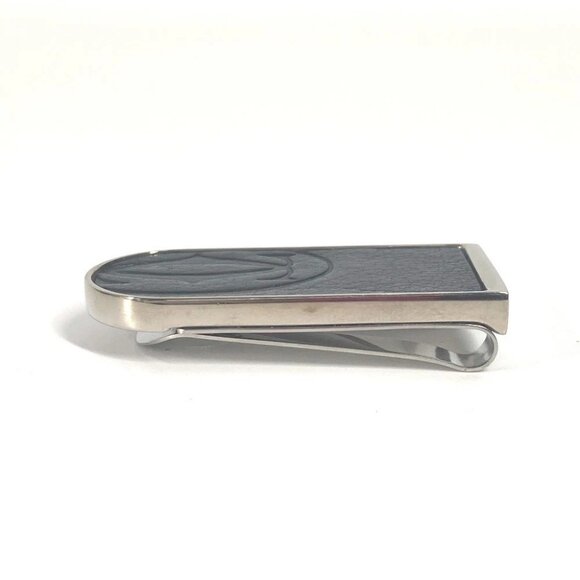 CARTIER logo Wallet Money clip SS / Leather Black/Silver - Picture 4 of 13